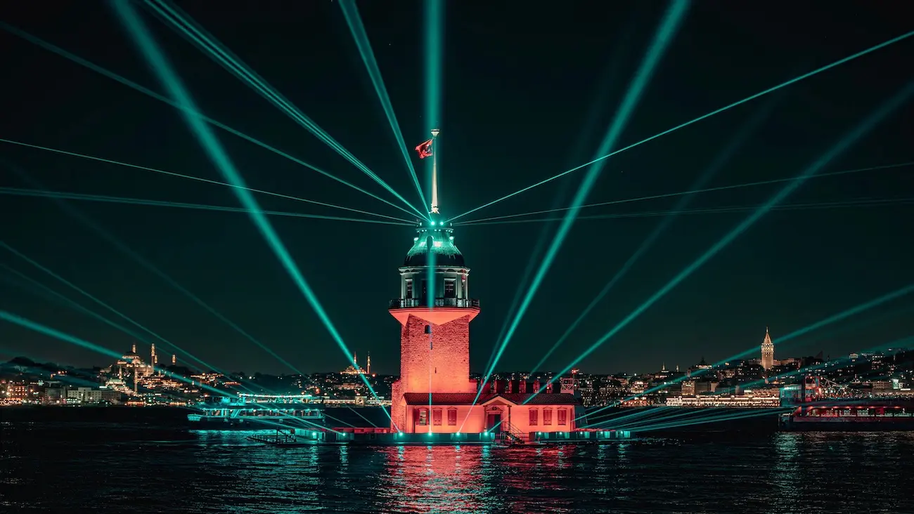Istanbul New Year lights